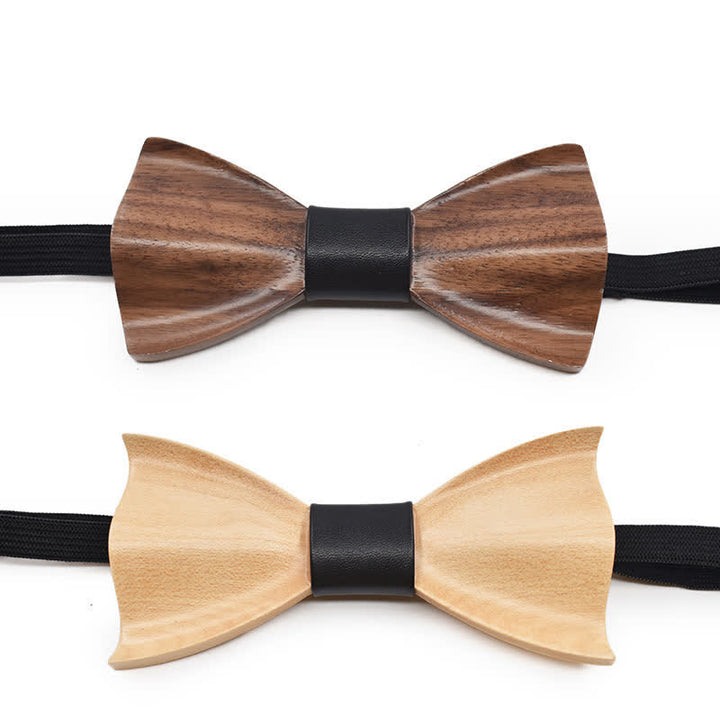 Pajarita clasica de madera de arce para hombre