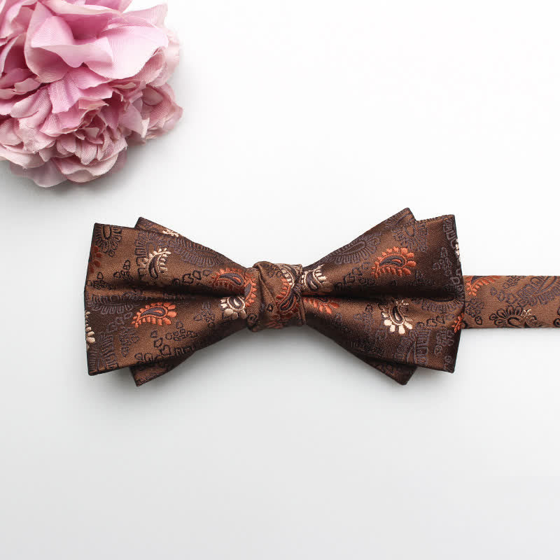 Pajarita formal clásica estampada para hombre