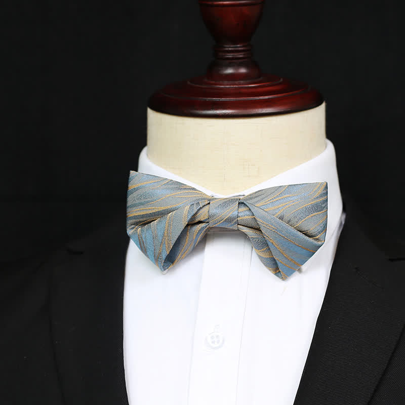Pajarita azul grisáceo Spring Breeze para hombre