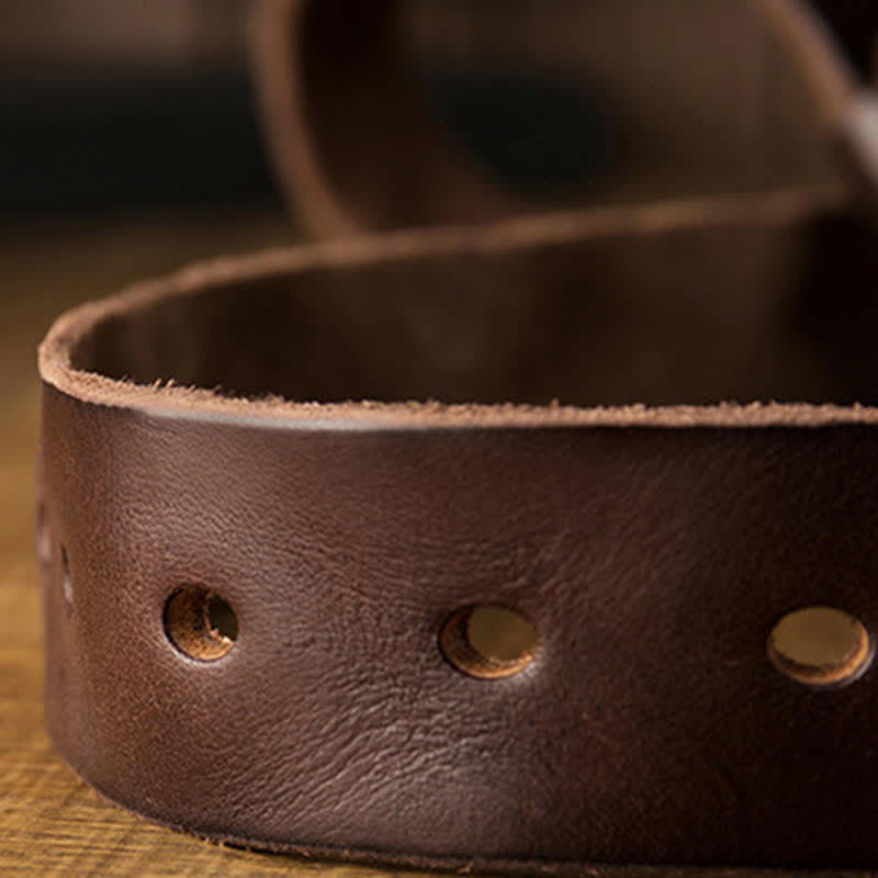 Cinturón de cuero personalizado original para hombre