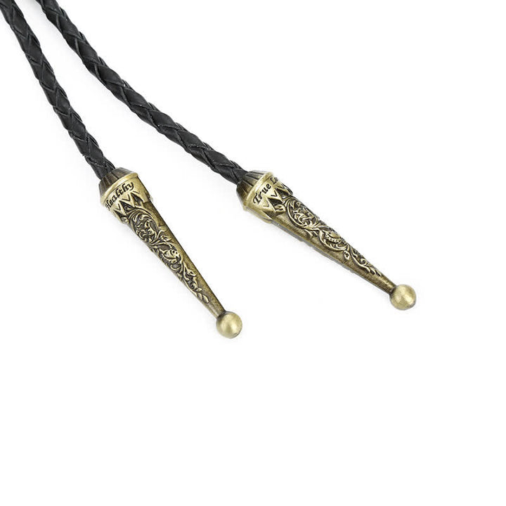 Corbata de bolo con forma de animal novedosa de león aullando