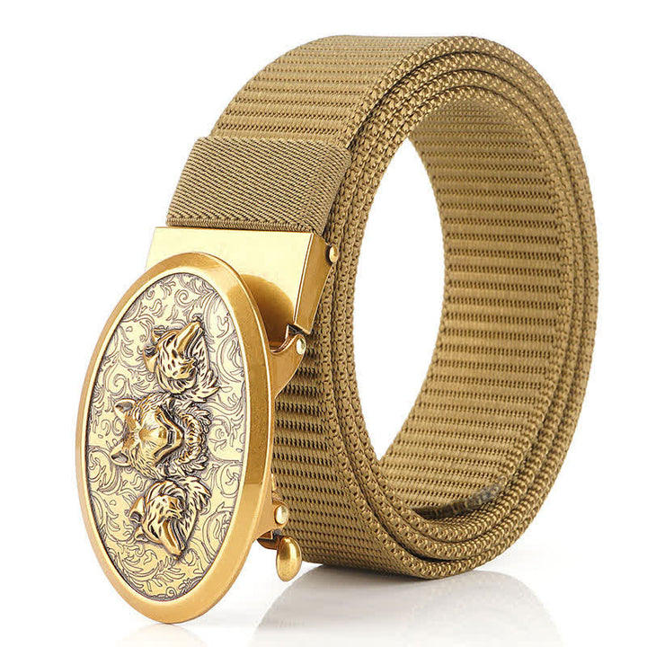 Cinturón de nailon sencillo Hungry Wolves para hombre