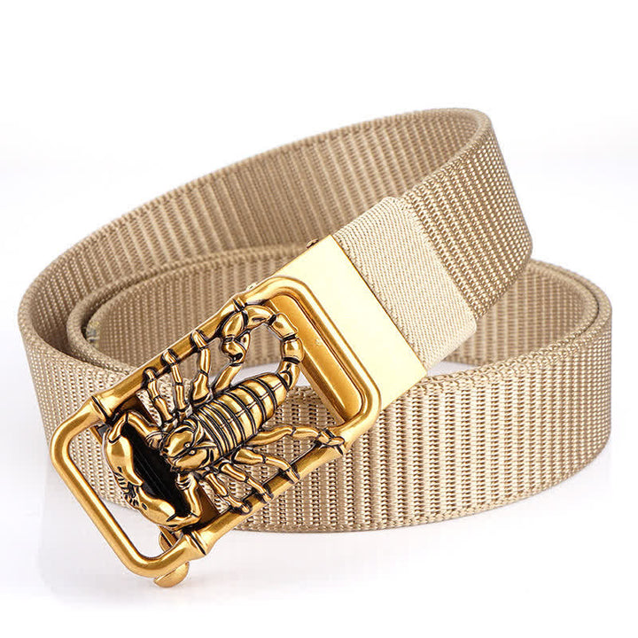 Cinturón de nailon sencillo King Scorpion para hombre