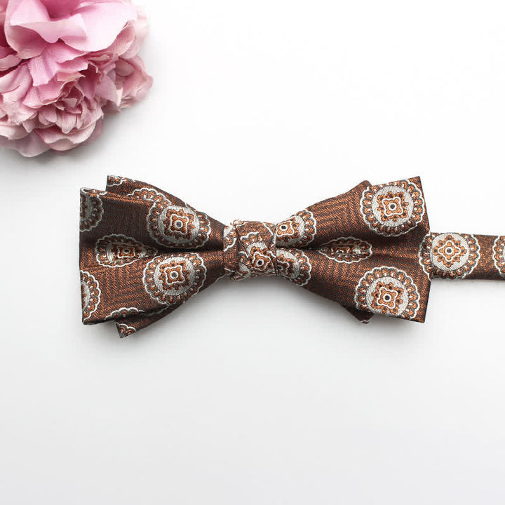 Pajarita formal clásica estampada para hombre