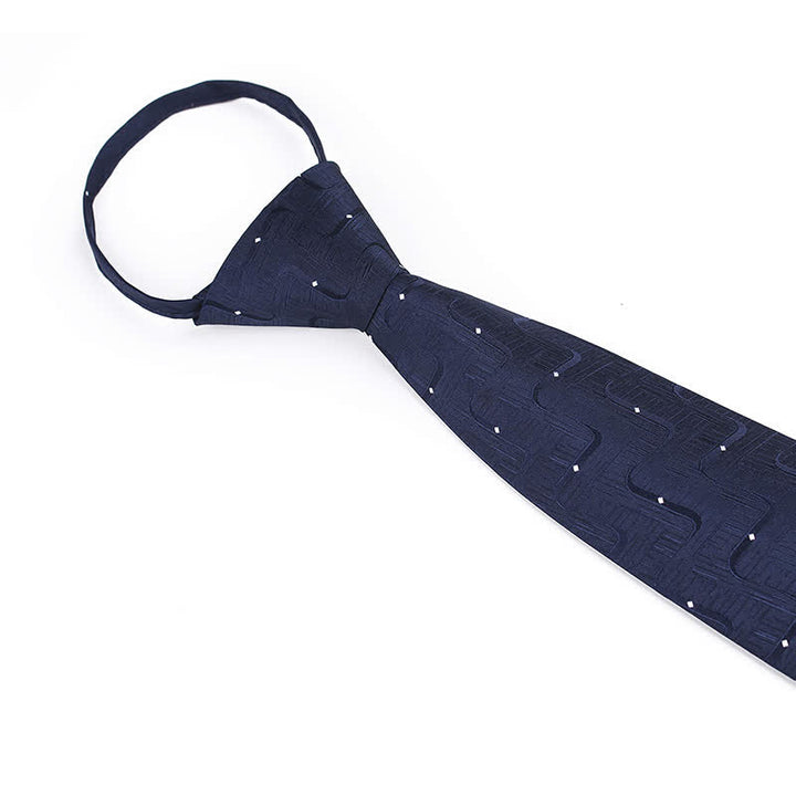 Corbata con cremallera y diseño de galaxia distante para hombre