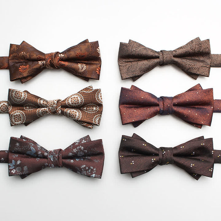 Pajarita formal clásica estampada para hombre