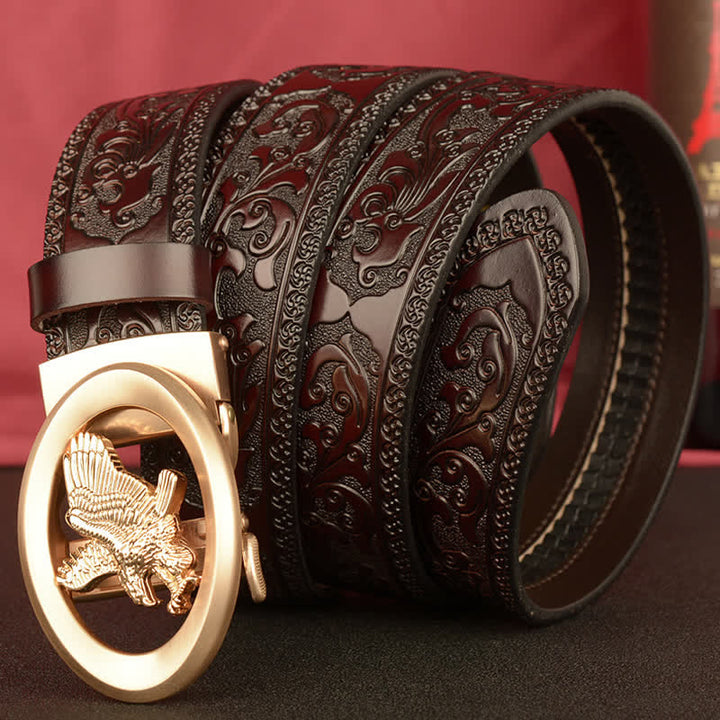 Cinturón de piel de Tercel Majesty Soaring para hombre
