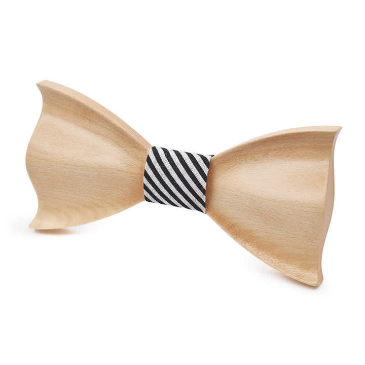 Pajarita clasica de madera de arce para hombre