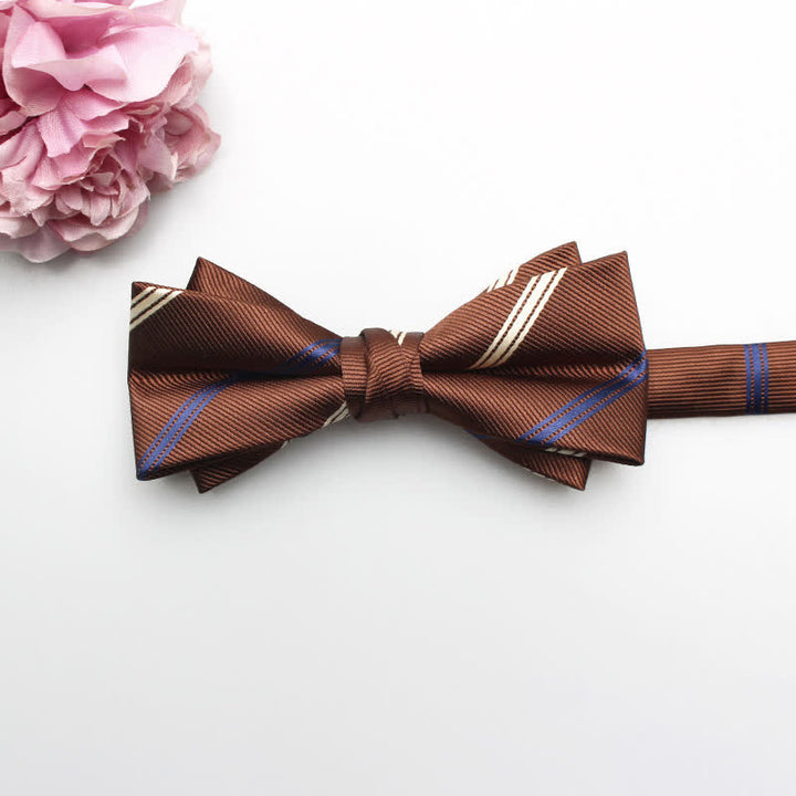 Pajarita formal clásica estampada para hombre