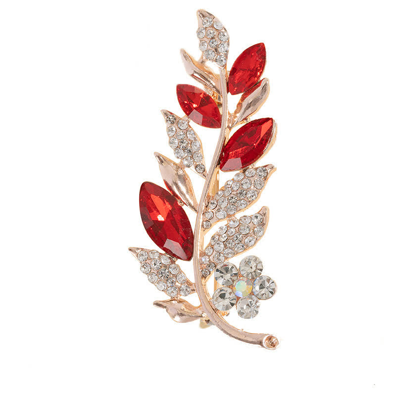 Broche de hojas bohemias para mujer