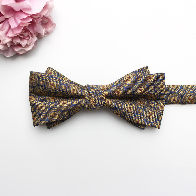 Pajarita formal clásica estampada para hombre