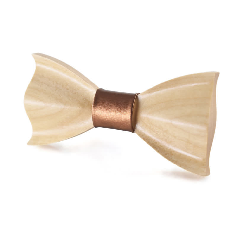Pajarita clasica de madera de arce para hombre