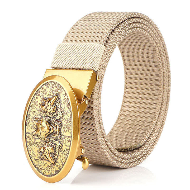 Cinturón de nailon sencillo Hungry Wolves para hombre