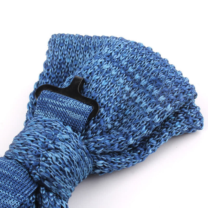 Pajarita rústica de punto con efecto tie-dye para hombre