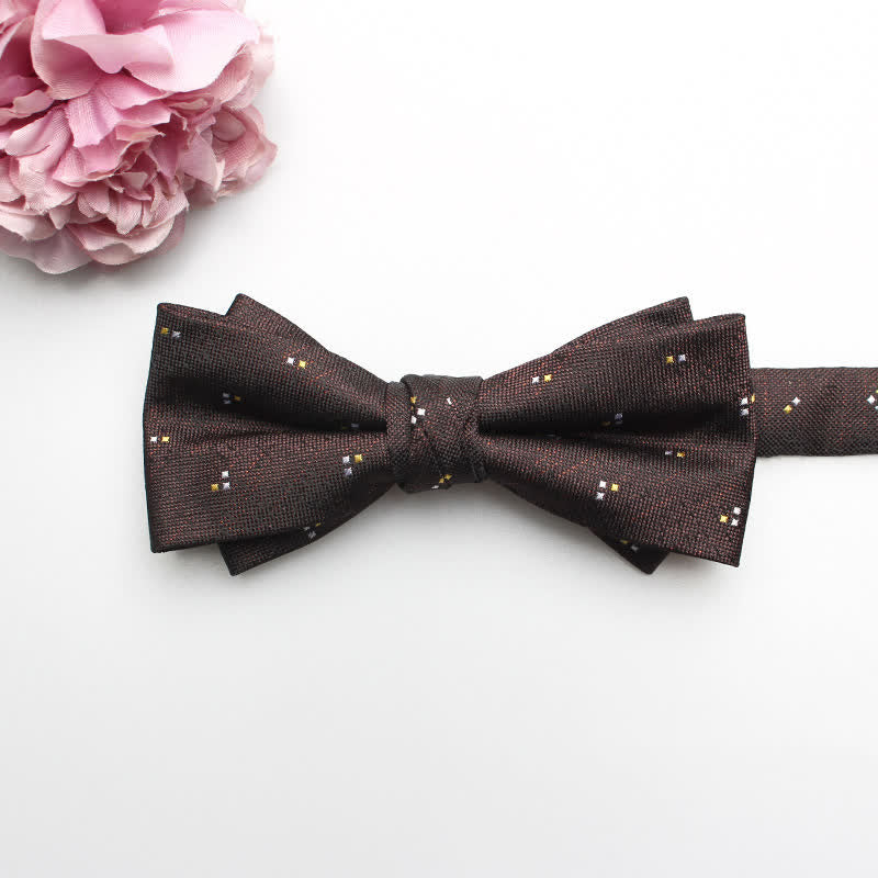 Pajarita formal clásica estampada para hombre