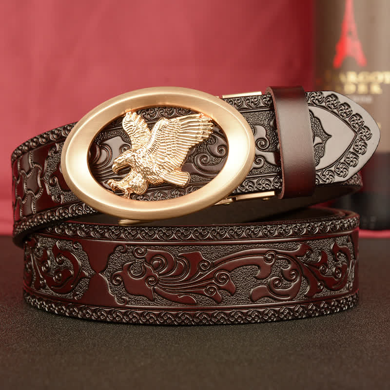 Cinturón de piel de Tercel Majesty Soaring para hombre