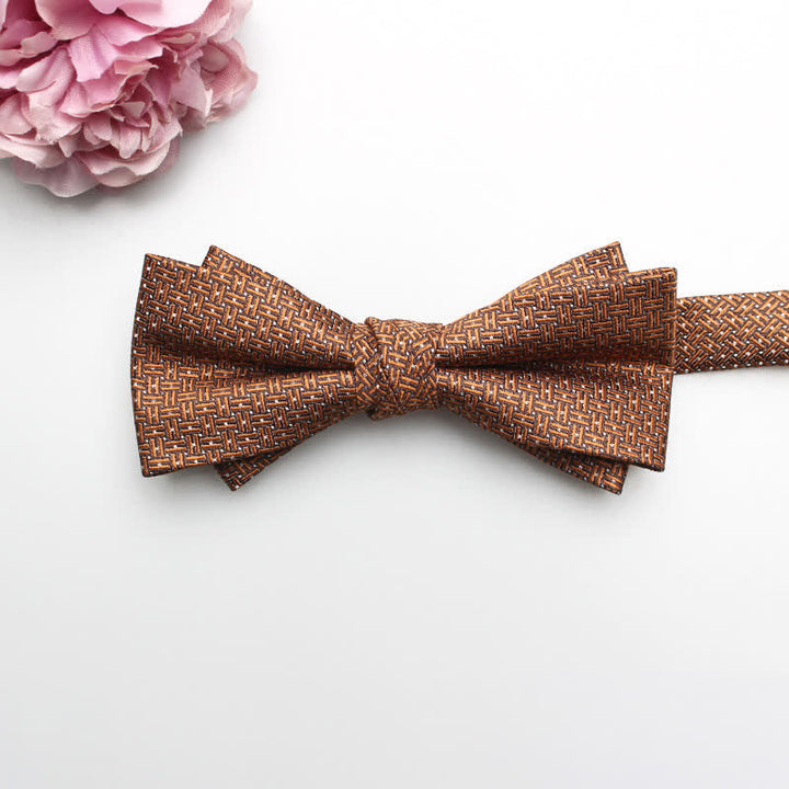 Pajarita formal clásica estampada para hombre