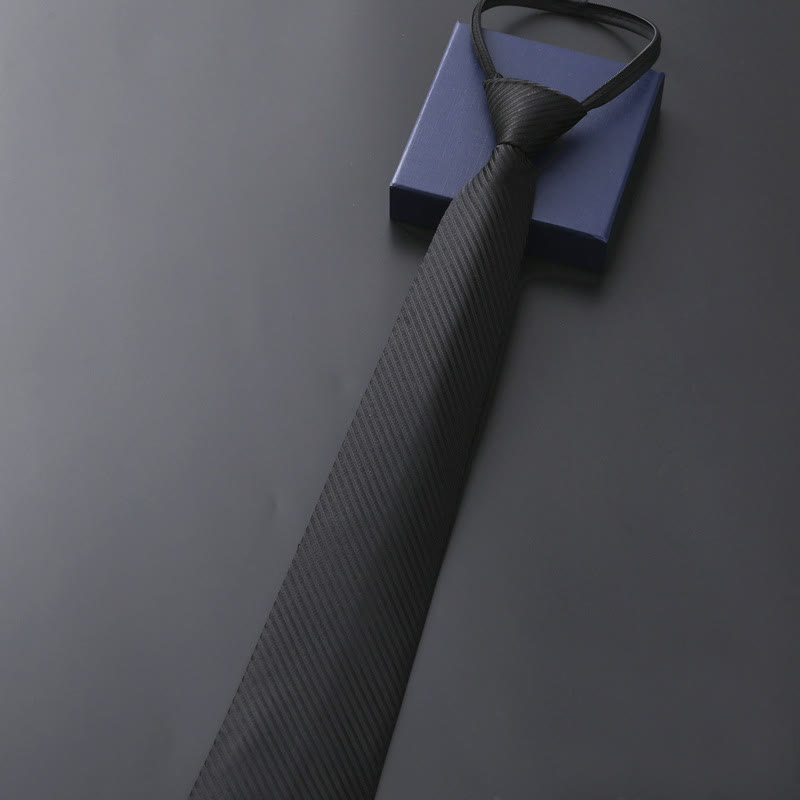 Corbata de boda con cremallera oficial para hombre