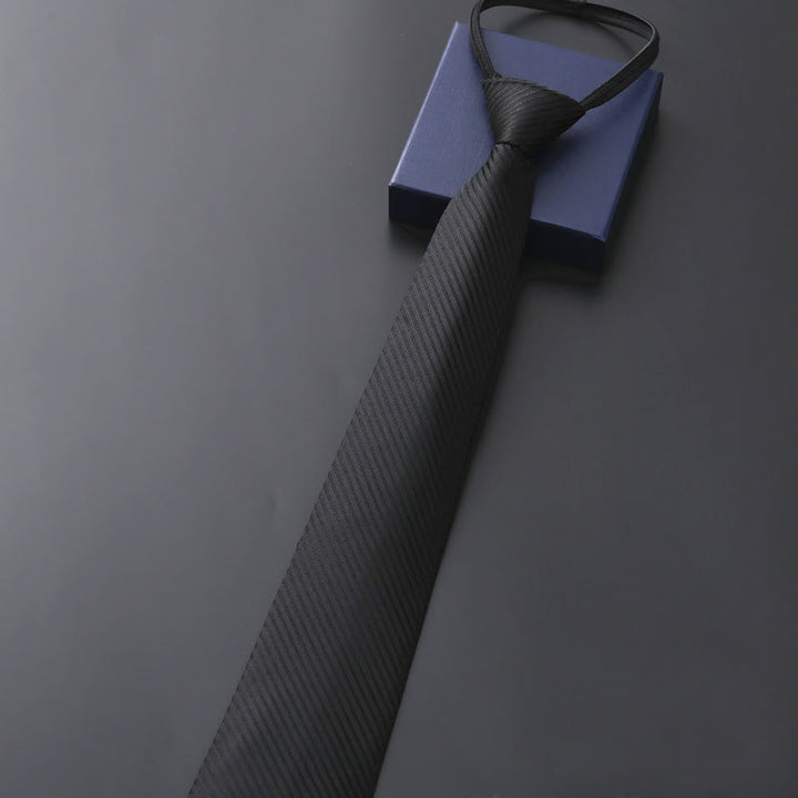 Corbata de boda con cremallera oficial para hombre