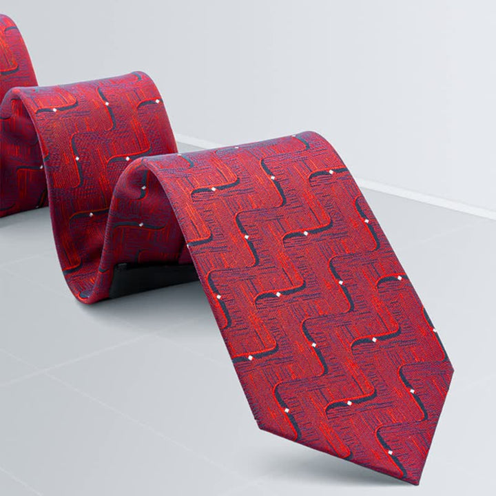 Corbata con cremallera y diseño de galaxia distante para hombre