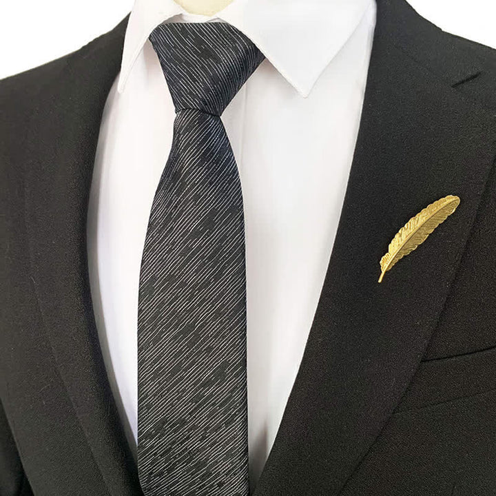 Corbata con cremallera azul grisácea para hombre Horizon