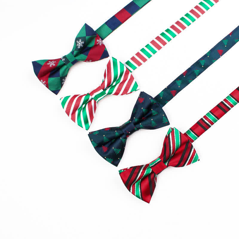 Pajarita con elementos navideños para disfraces de hombre