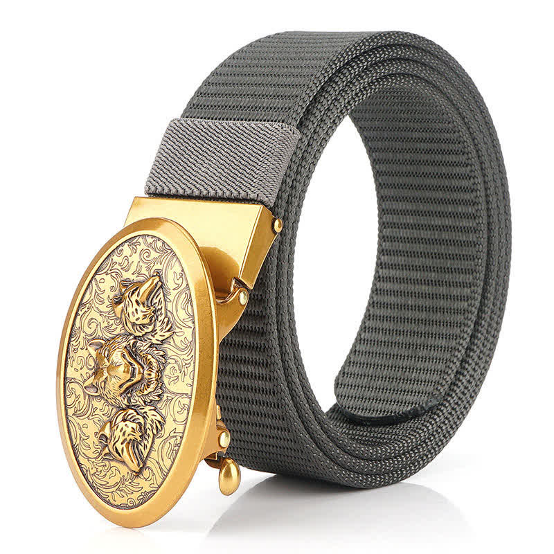 Cinturón de nailon sencillo Hungry Wolves para hombre