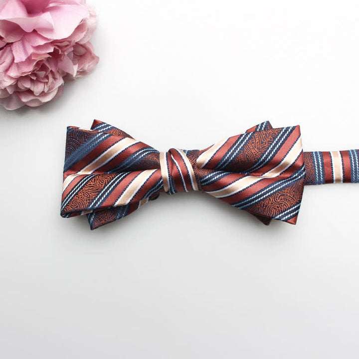 Pajarita formal clásica estampada para hombre