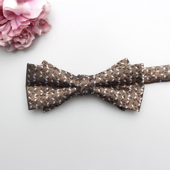 Pajarita formal clásica estampada para hombre