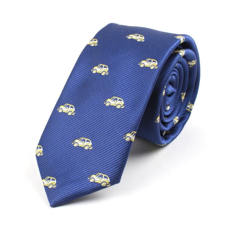 Corbata para hombre con motivos de dibujos animados bonitos