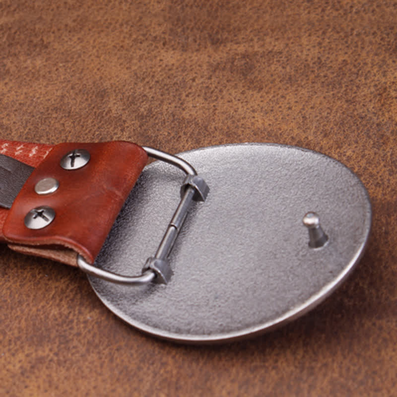 Cinturón unisex de piel de ágata de jade y turquesa rosa tallada