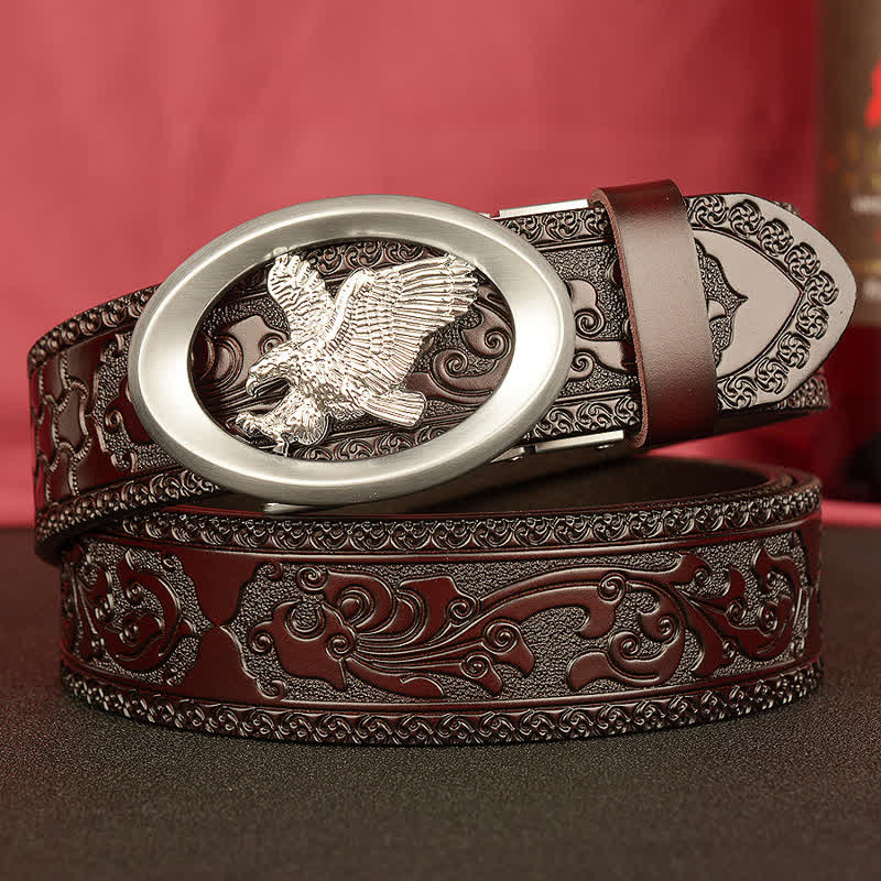 Cinturón de piel de Tercel Majesty Soaring para hombre