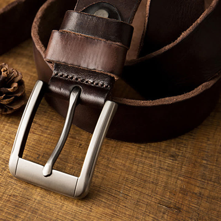 Cinturón de cuero personalizado original para hombre