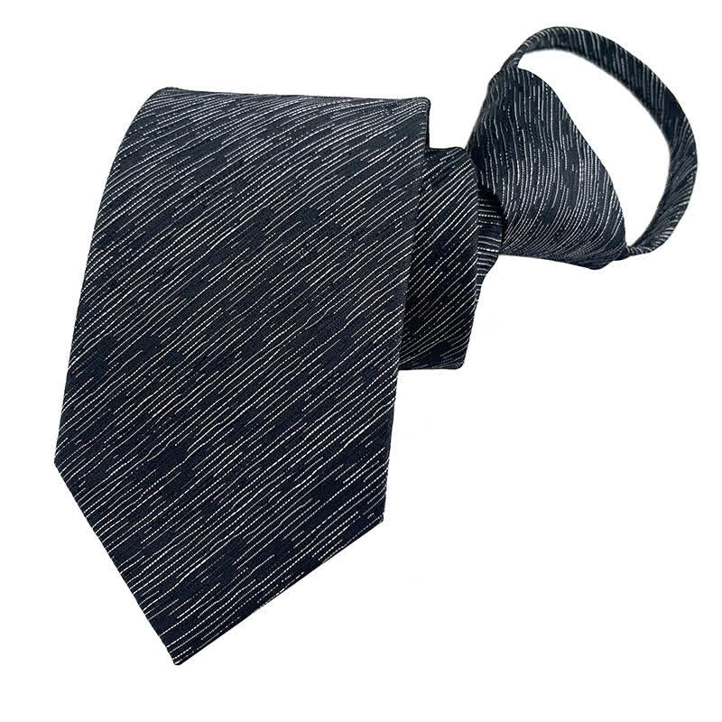 Corbata con cremallera azul grisácea para hombre Horizon