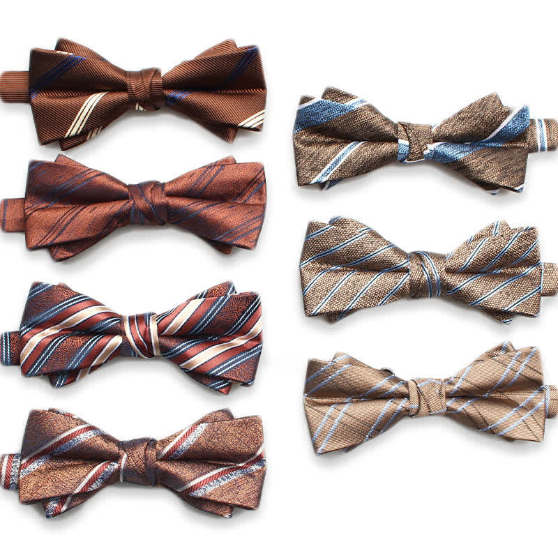 Pajarita formal clásica estampada para hombre