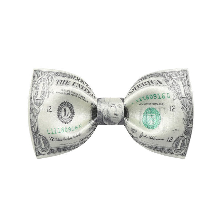 Pajarita con forma de dólar Greenback para hombre