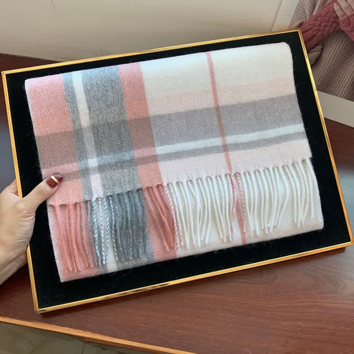 Bufanda unisex de cuadros grandes y cálidos de Lamb Edinburgh - #22 - image 40