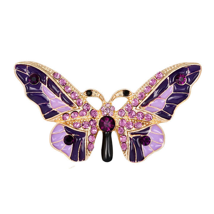 Broche elegante de mariposa de cuento de hadas para mujer