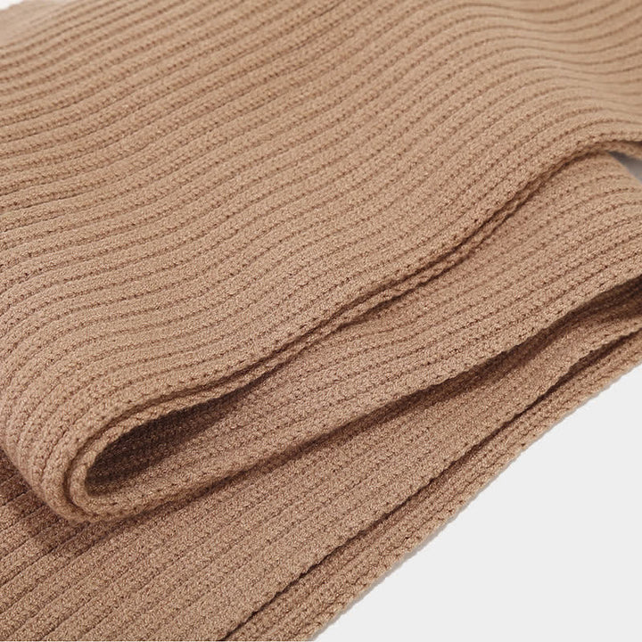 Conjunto de 3 piezas unisex clásico, versátil, con gorro, bufanda y guantes