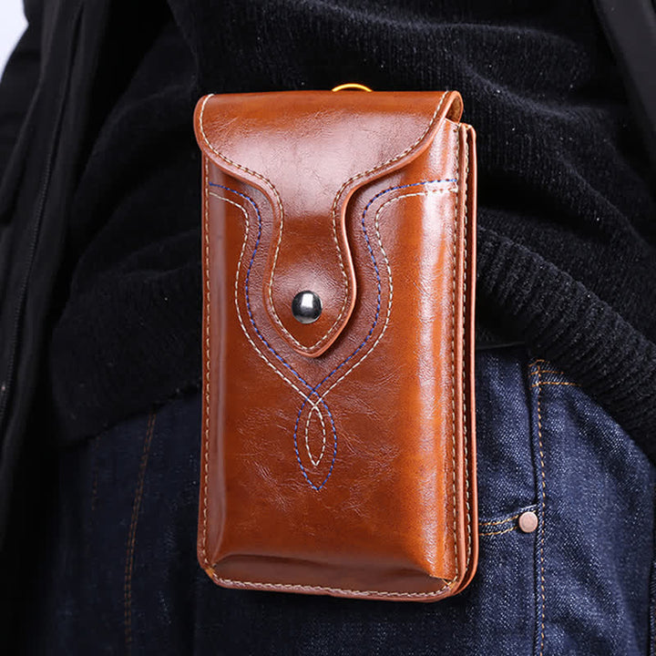 Funda para teléfono con clip para cinturón para colgar en posición vertical