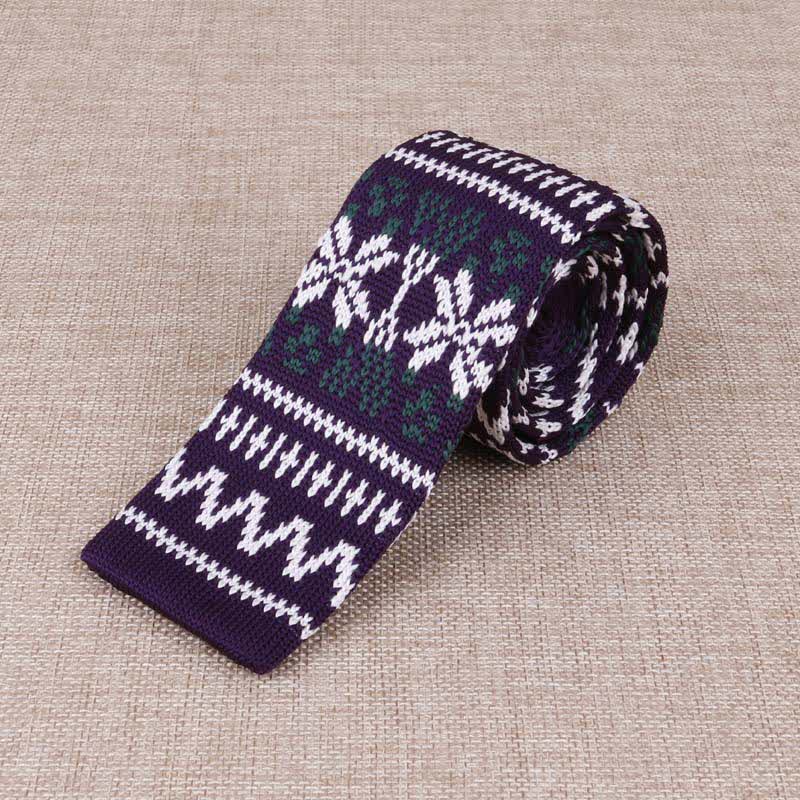Corbata de punto fino exótica para hombre