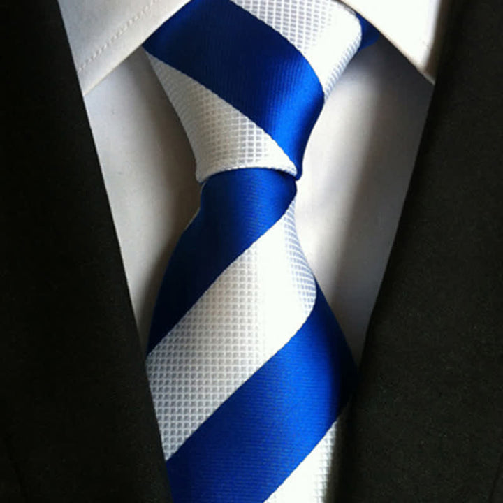 Corbata de rayas Peppy Block para hombre