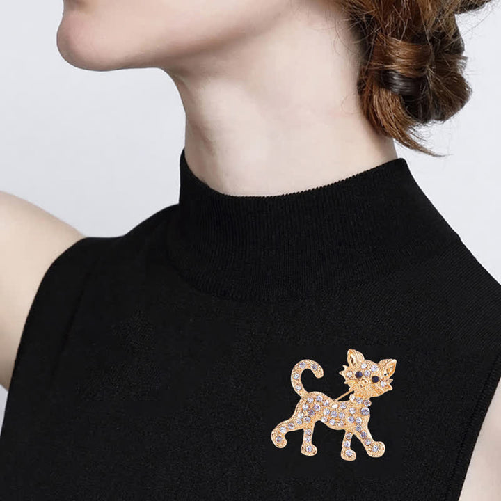 Broche de gato lindo para mujer