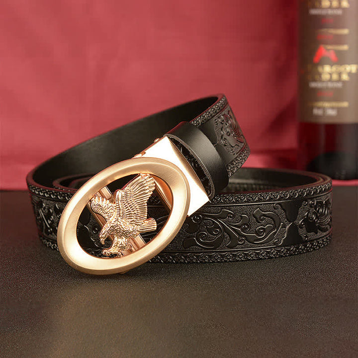 Cinturón de piel de Tercel Majesty Soaring para hombre