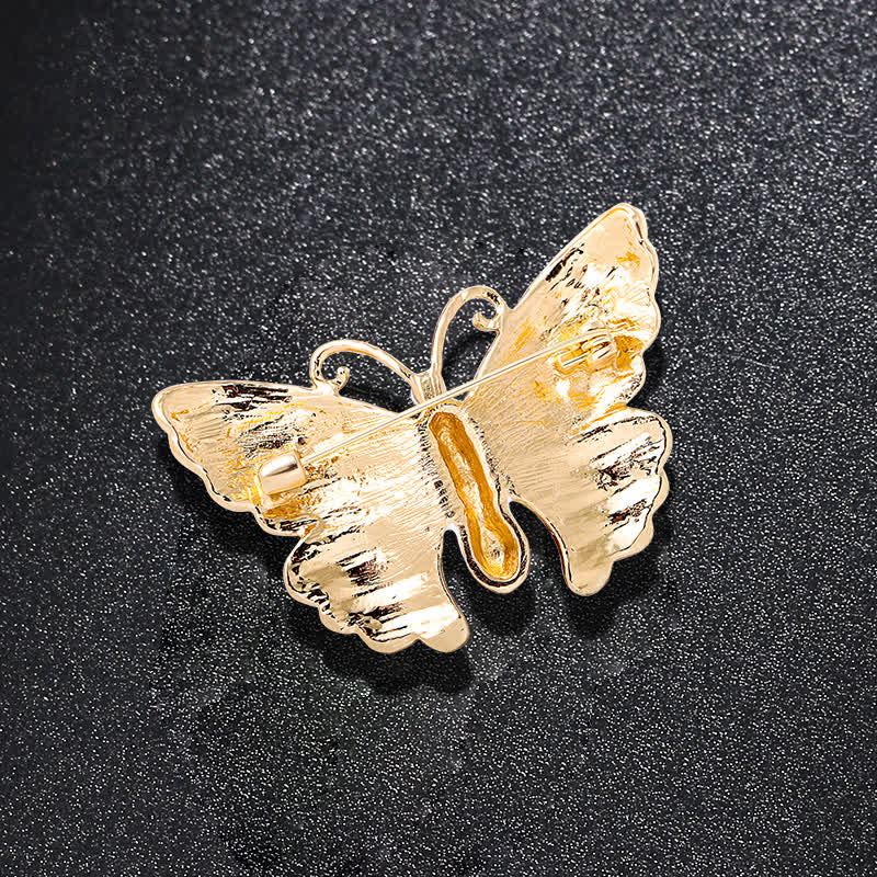 Broche de mariposa con bandera estadounidense para hombre