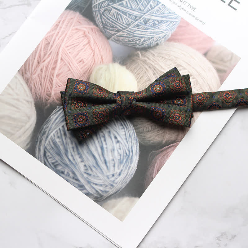 Pajarita de fiesta con estampado floral de varios estilos para hombre