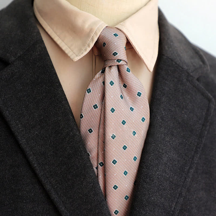 Corbata clásica elegante con diseño floral para hombre
