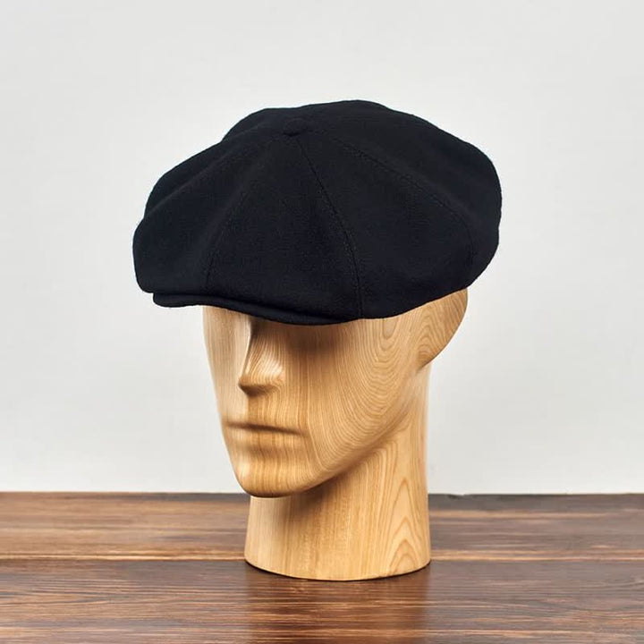 Boina octogonal negra de Peaky Blinders