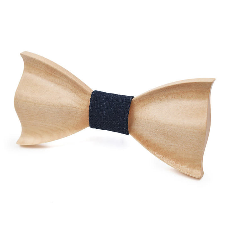 Pajarita clásica de madera de arce para hombre