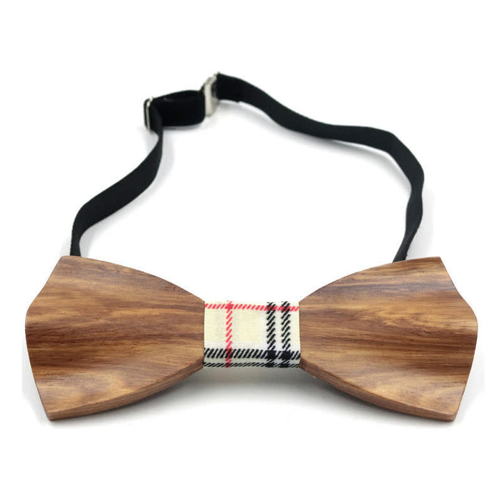 Pajarita de madera curvada en 3D elegante para hombre